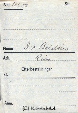 Doktor Bexelius  Kisa
Doktor Bexelius  Kisa
Nyckelord: Doktor Bexelius