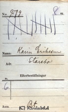 Karin Eriksson  Starebo
Karin Eriksson  Starebo

raja
Karin Eriksson, Starebo 
Källa: smol
Nyckelord: Eriksson Starebo