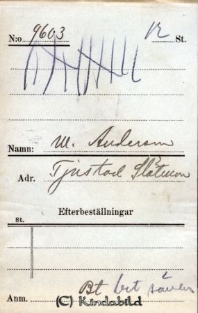 M Andersson  Tjustad  Slätmon
M Andersson  Tjustad  Slätmon
Nyckelord: Andersson Tjustad