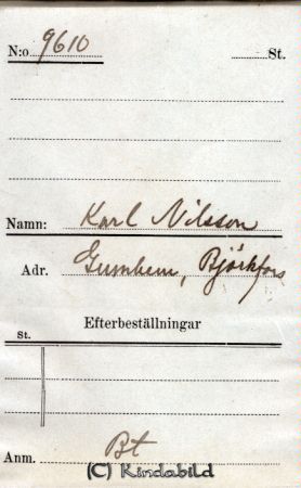 Karl Nilsson  Gumhem  Björkfors
Karl Nilsson  Gumhem  Björkfors
Nyckelord: Nilsson Gumhem