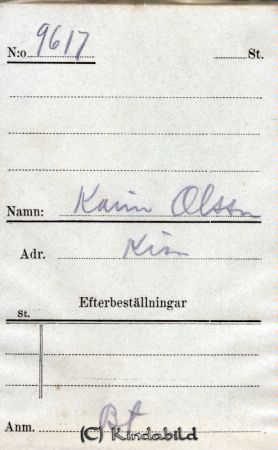 Karin Olsson  Kisa
Karin Olsson  Kisa
Nyckelord: Karin Olsson