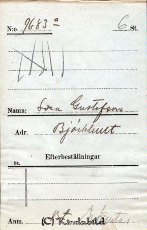 Svea Gustafsson  Björkhult
Svea Gustafsson  Björkhult
Nyckelord: Gustafsson Björkhult
