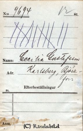 Cecilia Gustafsson  Karlsberg  Björkfors
Cecilia Gustafsson  Karlsberg  Björkfors
Nyckelord: Gustafsson Karlsberg