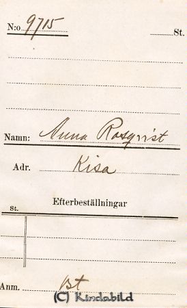 Anna Rosqvist  Kisa
Anna Rosqvist  Kisa
Nyckelord: Anna Rosqvist