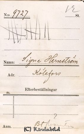 Signe Hernström  Kölefors
Signe Hernström  Kölefors
Nyckelord: Hernström Kölefors