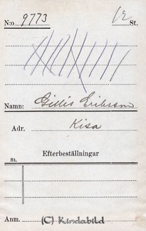 Gillis Eriksson  Kisa
Gillis Eriksson  Kisa
Nyckelord: Gillis Eriksson