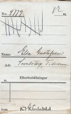 Elsa Gustafsson  Sevedstorp  Tidersrum
Elsa Gustafsson  Sevedstorp  Tidersrum
Nyckelord: Gustafsson Sevedstorp