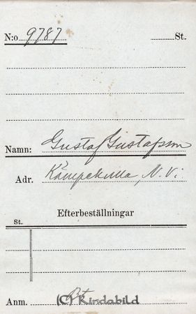 Gustaf Gustafsson  Kämpekulla  N Vi
Gustaf Gustafsson  Kämpekulla  N Vi
Nyckelord: Gustafsson Kämpekulla