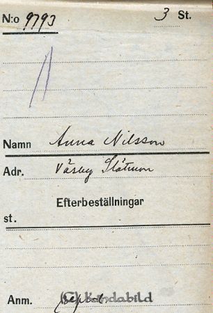 Anna Nilsson  Väsby  Slätmon
Anna Nilsson  Väsby  Slätmon
Nyckelord: Nilsson Väsby