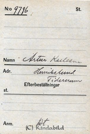 Karl Andersson  Henrikslund  Tidersrum
Karl Andersson  Henrikslund  Tidersrum
Nyckelord: Andersson Henrikslund