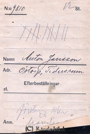 Anton Jansson  Östorp  Tidersrum
Anton Jansson  Östorp  Tidersrum
Nyckelord: Jansson Östorp