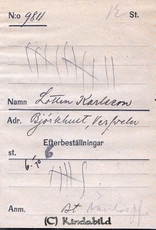 Lotten Karlsson  Björkhult  Verfveln
Lotten Karlsson  Björkhult  Verfveln
Nyckelord: Karlsson Björkhult