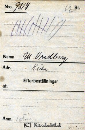 M Vredberg Kisa
Nyckelord: Vredberg Kisa