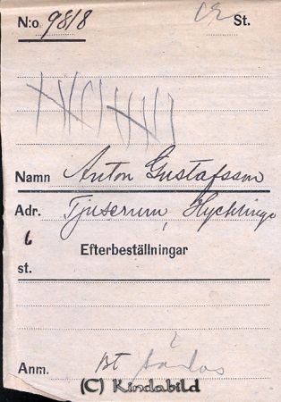 Anton Gustafsson  Tjuserum  Hycklinge
Anton Gustafsson  Tjuserum  Hycklinge
Nyckelord: Gustafsson Tjuserum