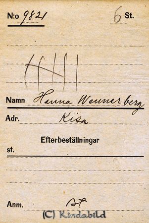 Hanna Wennerberg  Kisa
Hanna Wennerberg  Kisa
Nyckelord: Hanna Wennerberg
