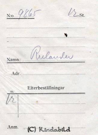 Rulander
Rulander
Nyckelord: Rulander