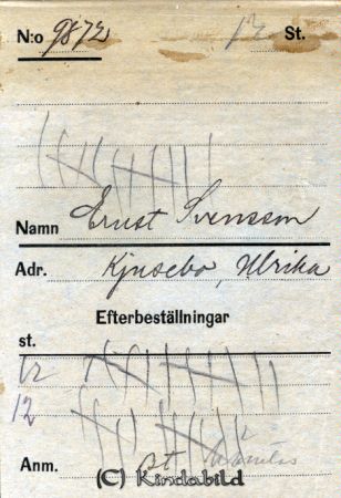 Ernst Svensson  Kjusebo  Ulrika
Ernst Svensson  Kjusebo  Ulrika
Nyckelord: Svensson Kjusebo