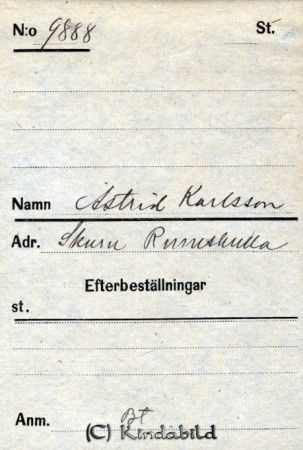 Astrid Karlsson  Skuru  Rumskulla
Astrid Karlsson  Skuru  Rumskulla
Nyckelord: Karlsson Skuru
