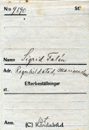 Sigrid Falén Ragnhildstad  Mariannelund
Sigrid Falén Ragnhildstad  Mariannelund
Nyckelord: Falén Ragnhildstad