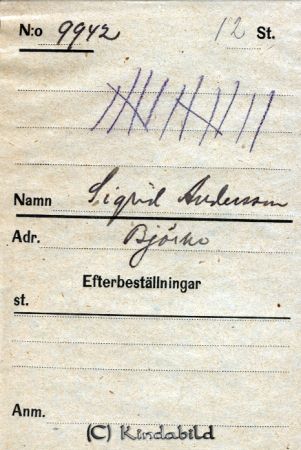 Sigrid Andersson  Björke
Sigrid Andersson  Björke
Nyckelord: Andersson Björke