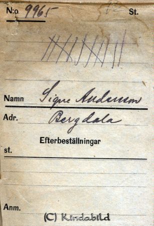 Signe Andersson  Bergdala
Signe Andersson  Bergdala
Nyckelord: Andersson Bergdala