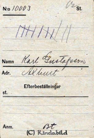 Karl Gustafsson  Axhult
Karl Gustafsson  Axhult   
Nyckelord: Gustafsson Axhult