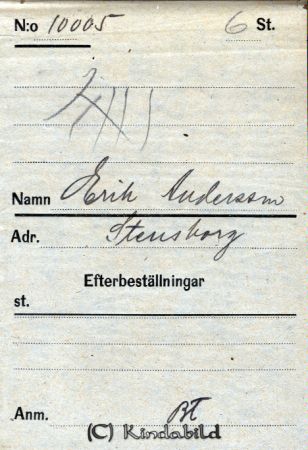 Erik Andersson  Stensborg
Erik Andersson  Stensborg
Nyckelord: Andersson Stensborg