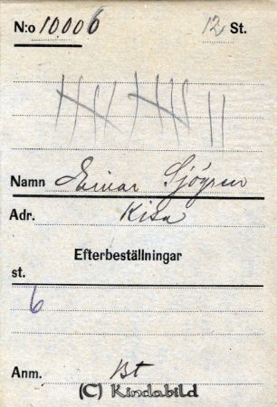 Einar Sjögren  Kisa
Einar Sjögren  Kisa
Nyckelord: Einar Sjögren