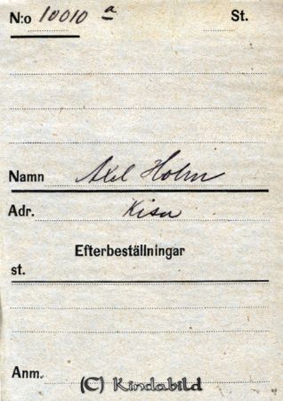 Axel Holm  Kisa
Axel Holm  Kisa
Nyckelord: Axel Holm
