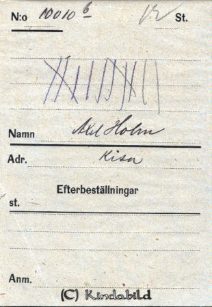 Axel Holm  Kisa
Axel Holm  Kisa
Nyckelord: Axel Holm