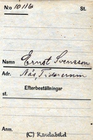 Ernst Svensson  Näs  Tidersrum
Ernst Svensson  Näs  Tidersrum
Nyckelord: Svensson Näs