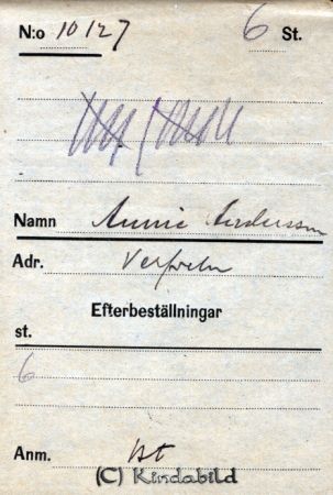Annie Andersson  Verfveln
Annie Andersson  Verfveln
Nyckelord: Andersson Verfveln