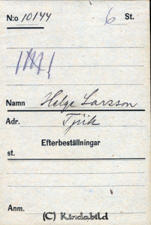 Helge Larsson  Tjuk
Helge Larsson  Tjuk
Nyckelord: Larsson Tjuk