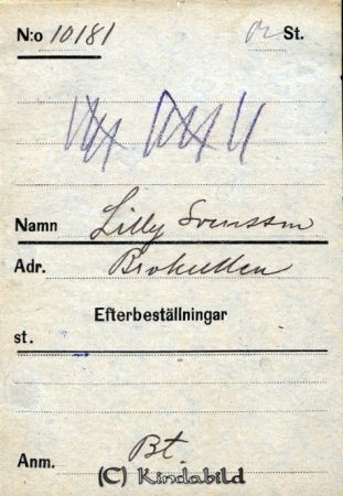 Lilly Svensson  Brokullen
Lilly Svensson  Brokullen
Nyckelord: Svensson Brokullen