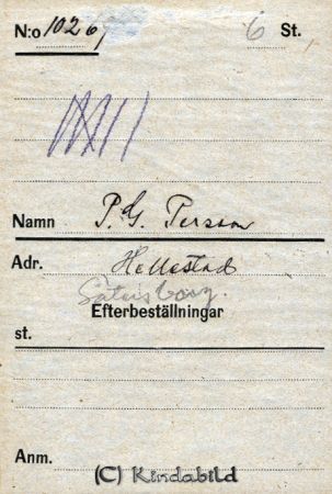 PG Persson Sätersberg  Hellestad
PG Persson Sätersberg  Hellestad
Nyckelord: Persson Sätersberg
