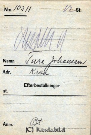 Ture Johansson  Kisa
Ture Johansson  Kisa
Nyckelord: Ture Johansson Kisa