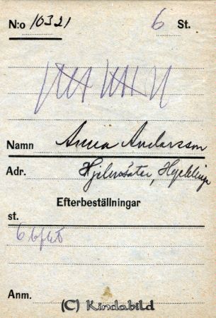 Anna Andersson  Hjelmsäter  Hycklinge
Anna Andersson  Hjelmsäter  Hycklinge
Nyckelord: Andersson Hjelmsäter