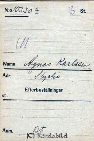 Agnes Karlsson  Slycke
Agnes Karlsson  Slycke
Nyckelord: Karlsson Slycke