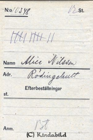 Alice Nilsson  Rödingehult
Alice Nilsson  Rödingehult
Nyckelord: Nilsson Rödingehult