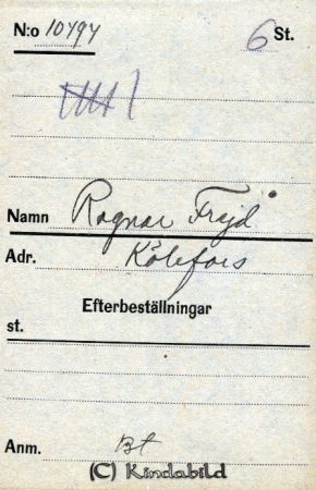 Ragnar Frejd  Kölefors
Ragnar Frejd  Kölefors
Nyckelord: Frejd Kölefors