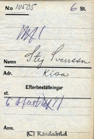 Stig Svensson  Kisa
Stig Svensson  Kisa
Nyckelord: Stig Svensson