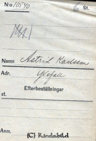 Astrid Karlsson  Yxefall
Astrid Karlsson  Yxefall
Nyckelord: Karlsson Yxefall