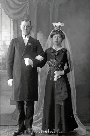 Ernst Hammarström och Hilma Sofia Johansson
