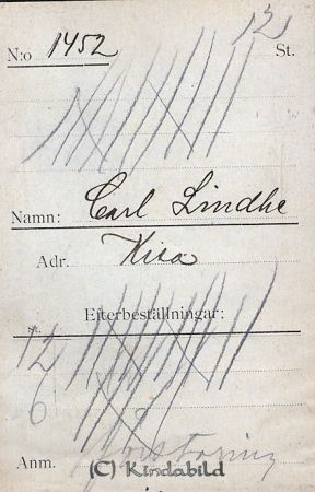 Carl Lindhe Kisa
Carl Lindhe Kisa
Nyckelord: Carl Lindhe
