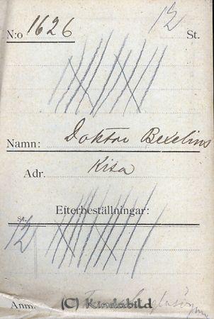 Doktor Bexelius  Kisa
Doktor Bexelius  Kisa
Nyckelord: Doktor Bexelius