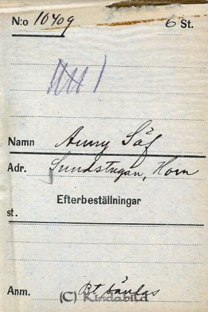 Anny Säf  Sundstugan  Horn
Anny Säf  Sundstugan  Horn
Nyckelord: Säf Sundstugan
