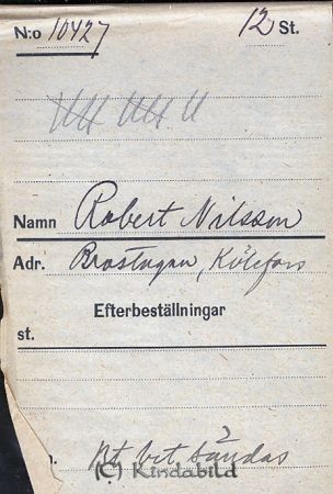 Robert Nilsson  Brostugan  Kölefors
Robert Nilsson  Brostugan  Kölefors
Nyckelord: Nilsson Brostugan