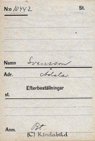 Svensson  Ådala  Kisa
Svensson  Ådala  Kisa
Nyckelord: Svensson Ådala