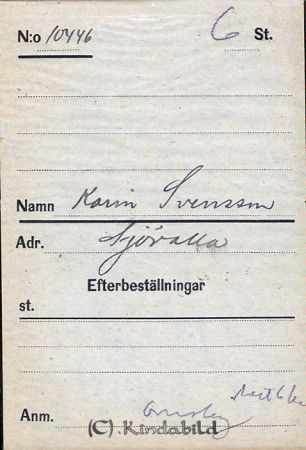 Karin Svensson  Sjövalla
Karin Svensson  Sjövalla
Nyckelord: Svensson Sjövalla