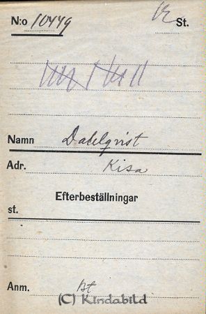 Dahlqvist  Kisa
Dahlqvist  Kisa
Nyckelord: Dahlqvist Kisa